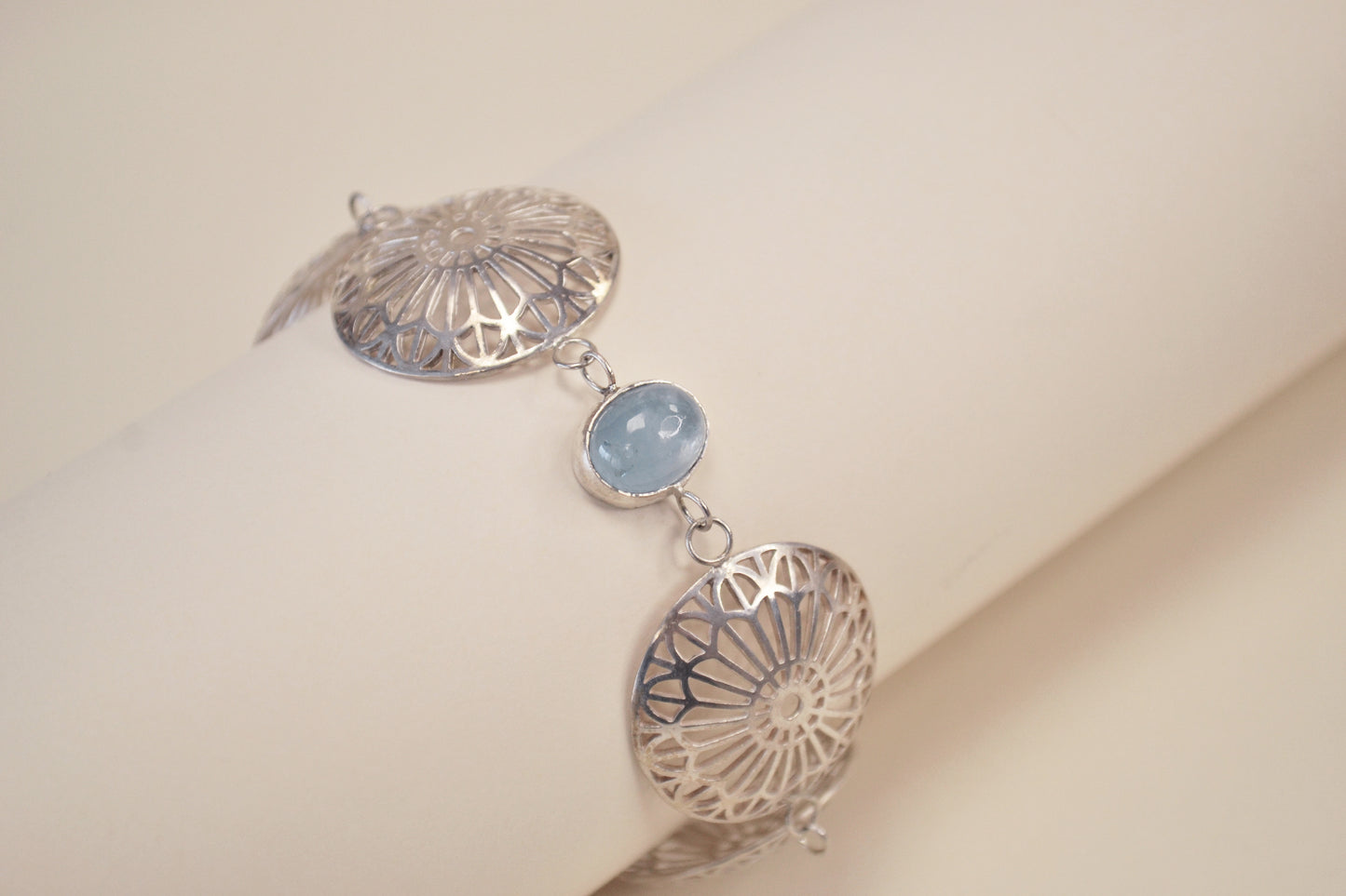 Pulseira Florença Água Marinha