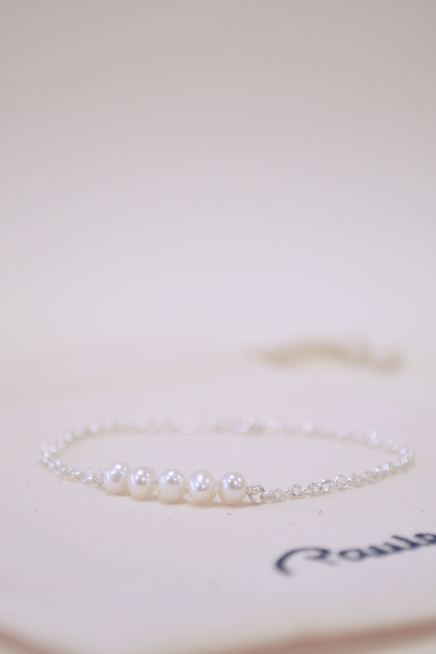 Pulseira Corrente Perolinhas