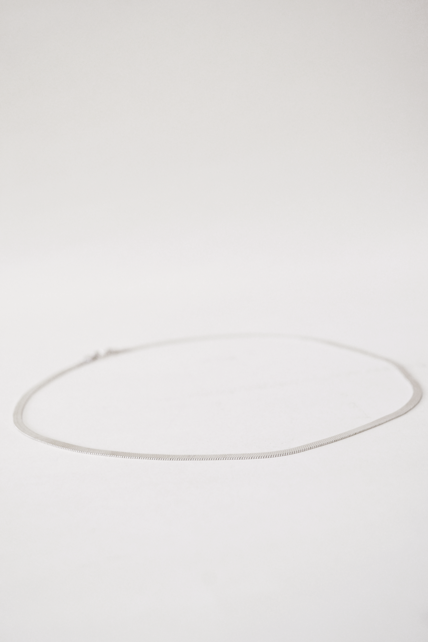 Colar Mobius 40cm em prata 925
