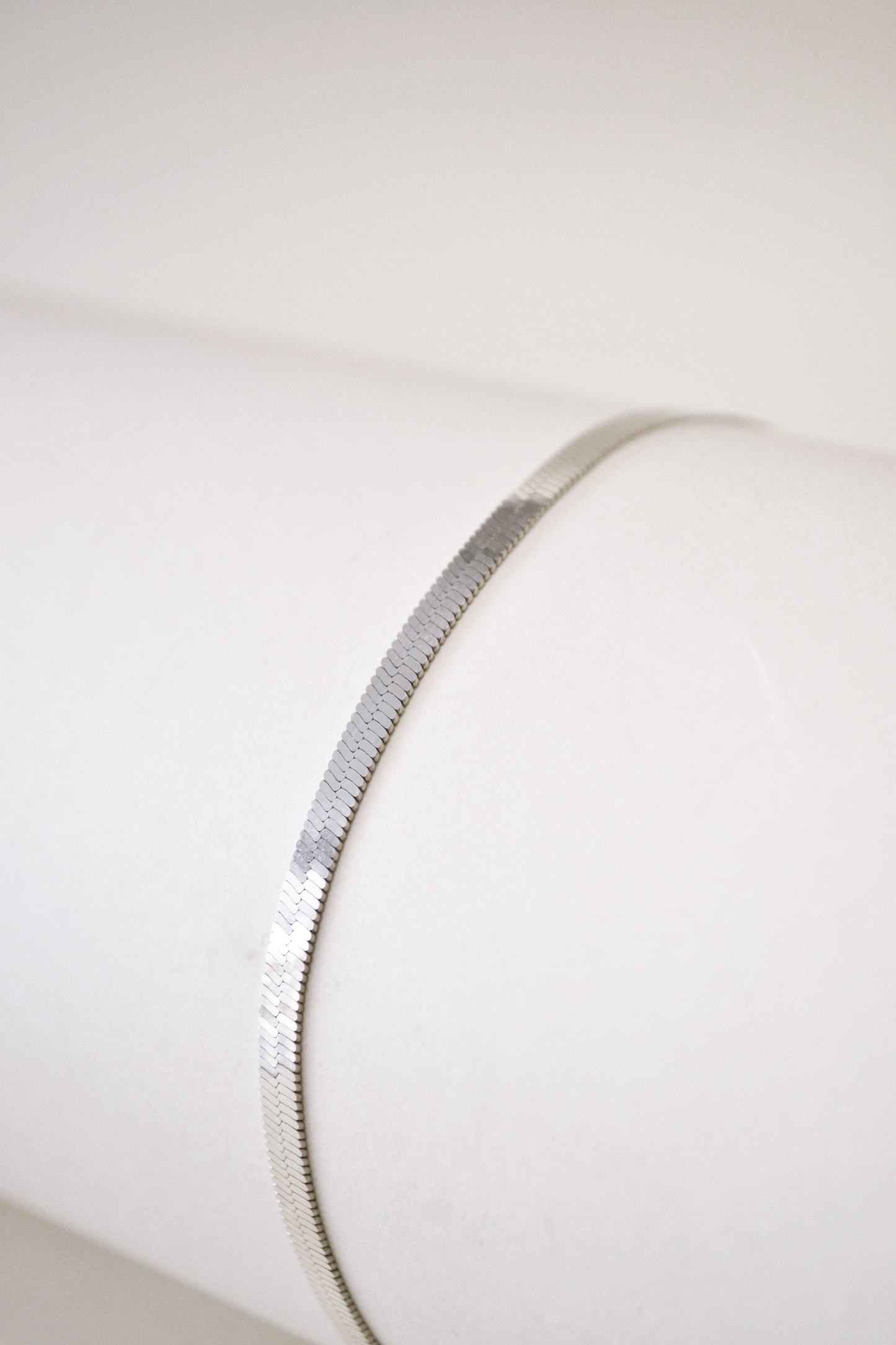 Colar Mobius 40cm em prata 925