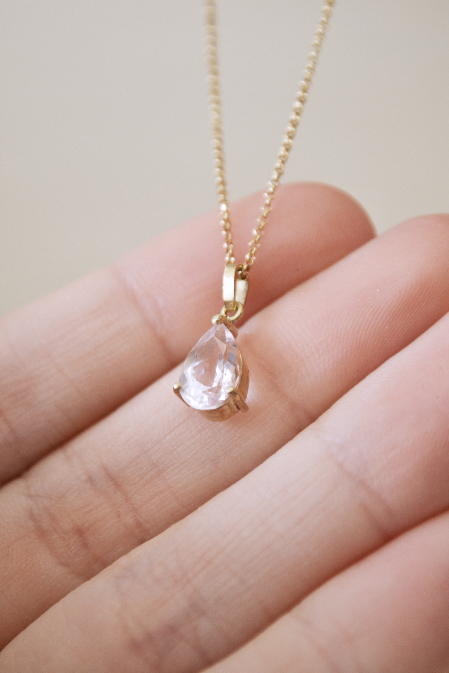 Pingente Morganita Gota