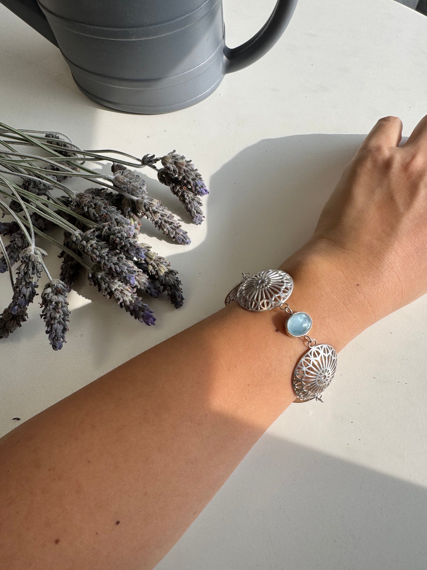 Pulseira Florença Água Marinha
