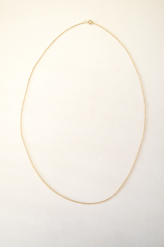 Corrente 45cm ouro amarelo 18k elos portugueses