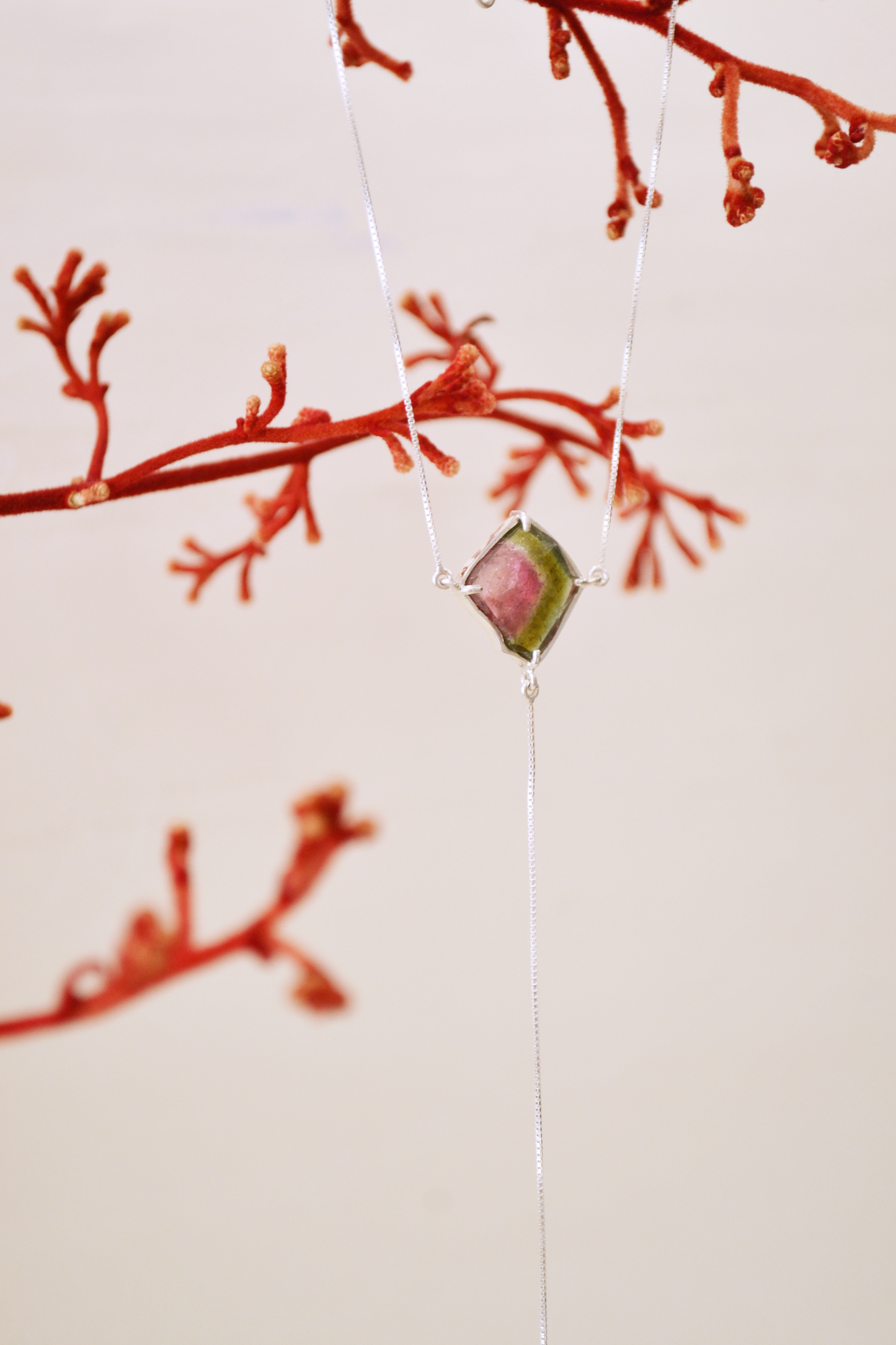 Colar Gravata Melancia